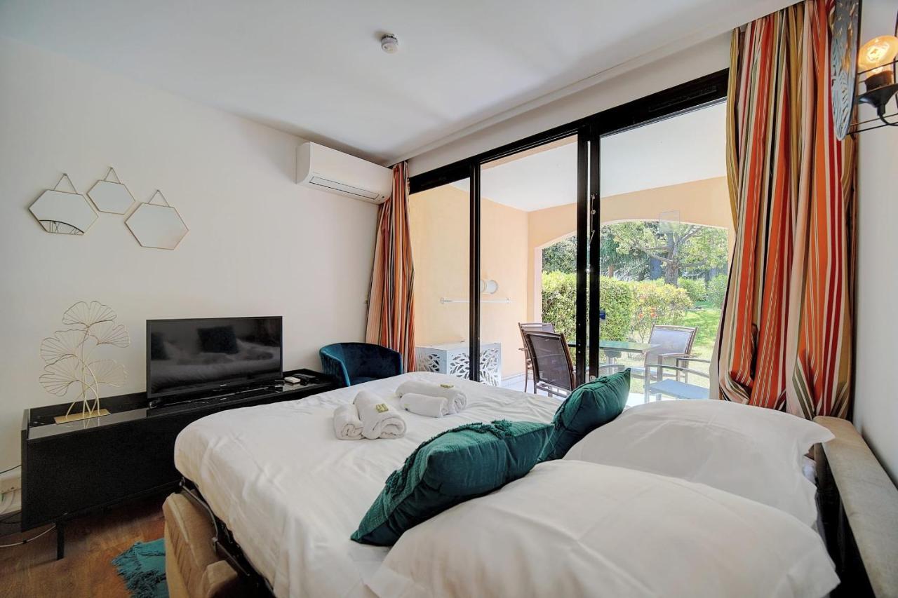 Immogroom - 2 Rooms - Renovated - Pool - Ac - Parking - Garden Cannes Ngoại thất bức ảnh